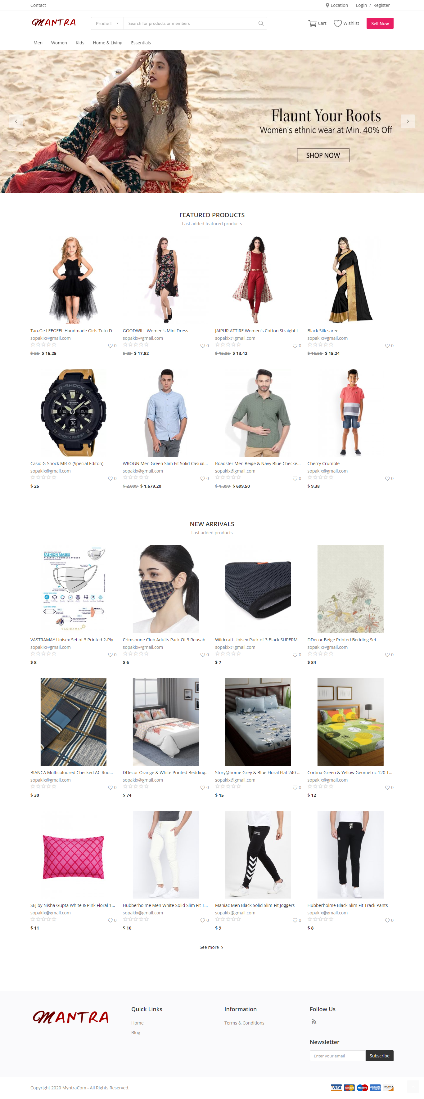 Clothes & Fashion Store Website Demo